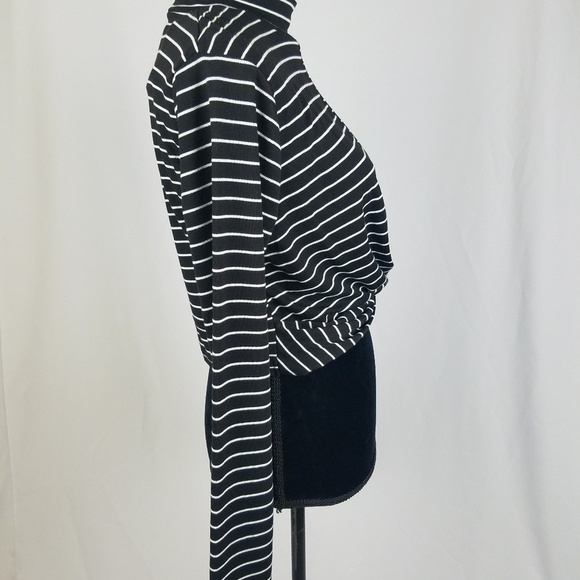 Topshop women 12 striped front twist crop top - Picture 6 of 7